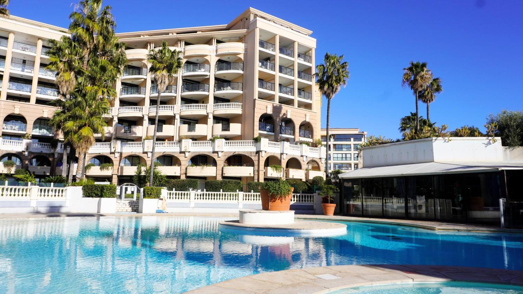 Appartement 556, Vue Mer Et Piscine By Palmazur Vacances Cannes Bagian luar foto