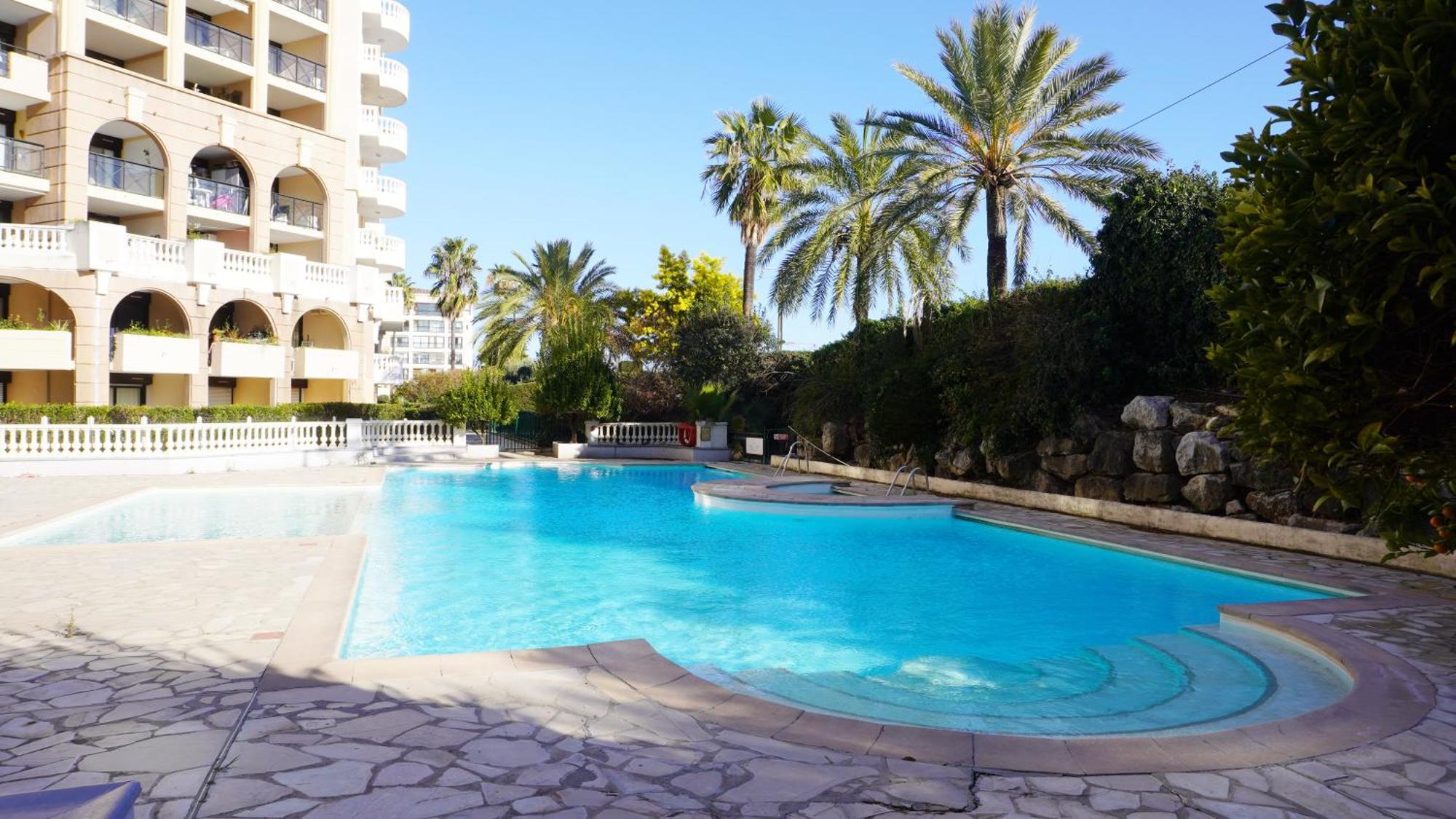 Appartement 556, Vue Mer Et Piscine By Palmazur Vacances Cannes Bagian luar foto