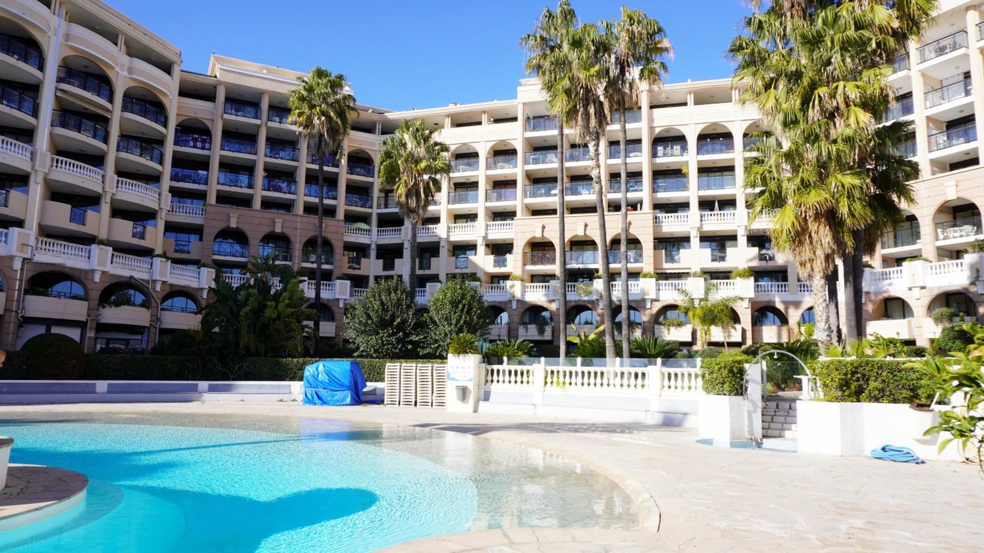 Appartement 556, Vue Mer Et Piscine By Palmazur Vacances Cannes Bagian luar foto